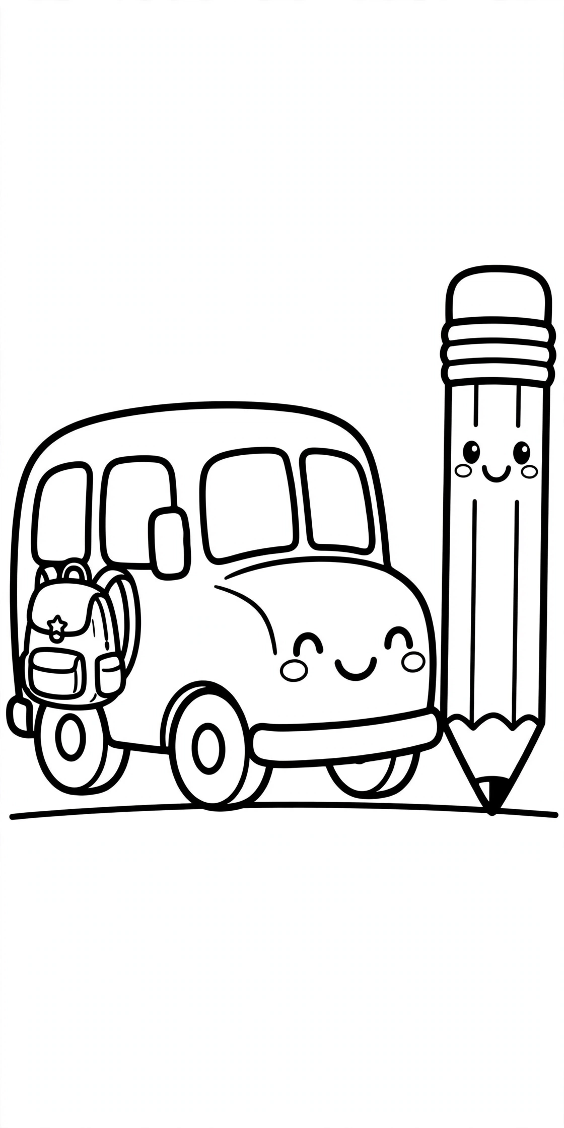 Free printable Back-to-School coloring page for kids
