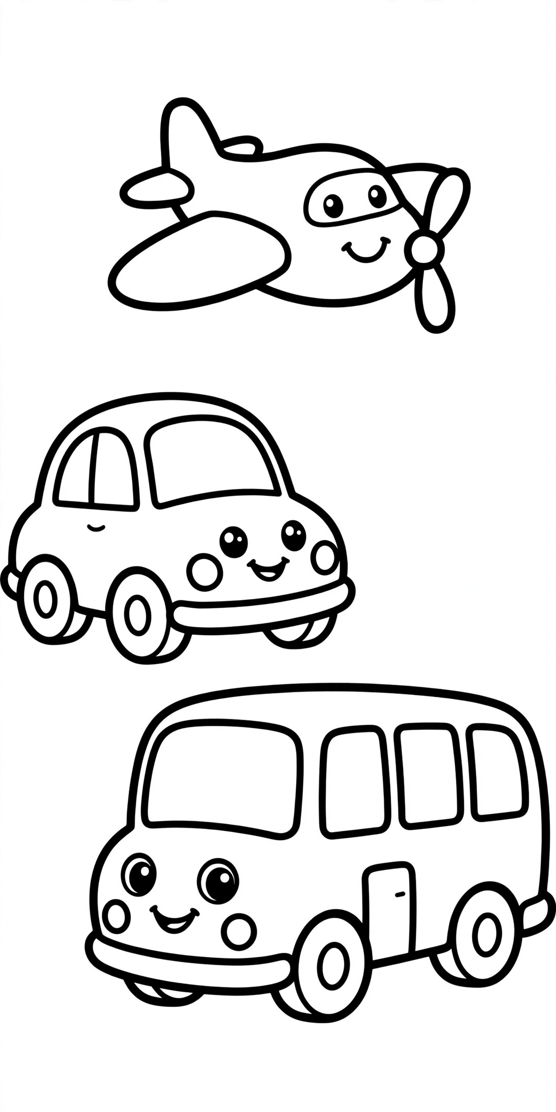 Free printable Transportation coloring page for kids