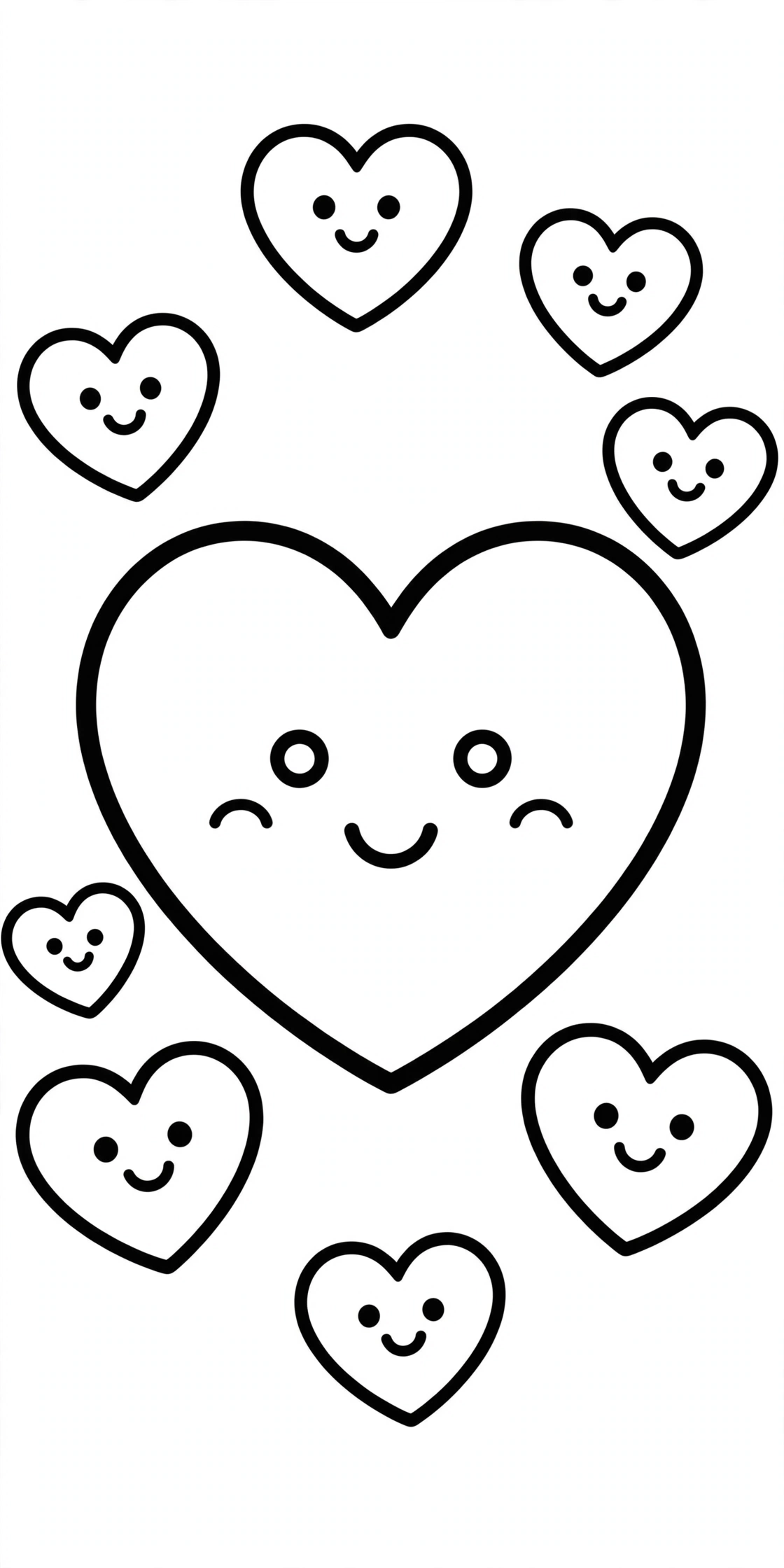Free printable Valentine's Day coloring page for kids