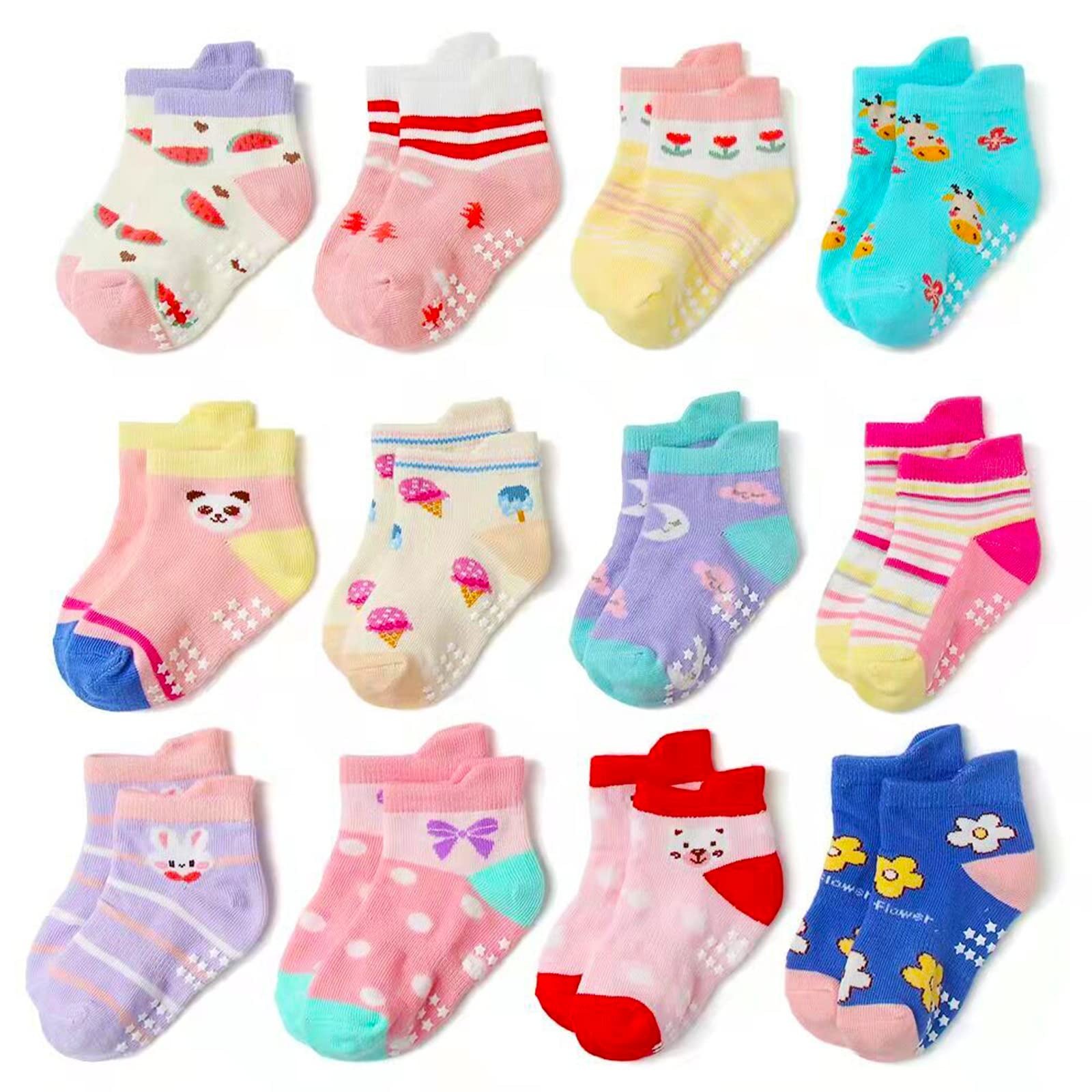 QIYIENDIAN toddler grip socks